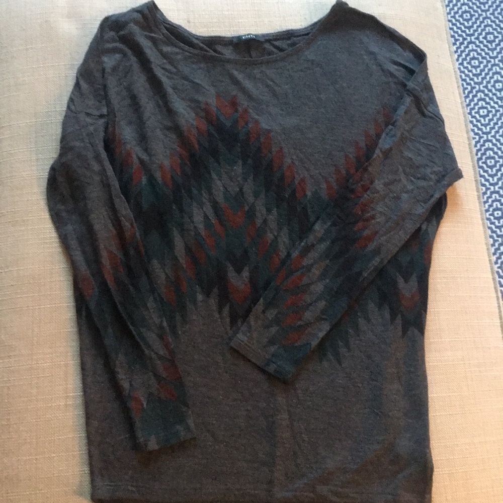 Dolman style long sleeve shirt